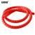安赛瑞 束线管 电线整理收纳管 束线管电线装饰螺旋保护套 12mm红色 2米 5C00236