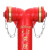美消 消火栓消防栓地上栓SS150 地上消防栓水泵结合器  水泵接合器地上式SQS150-1.6
