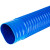 蓝色工业吸尘管pvc排风软管通风管机樨管25-40CM支持定做加厚 内径80mm