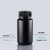 忽风黑色塑料瓶HDPE试剂瓶大小口避光防紫外线样品包装密封油墨瓶加厚 大口 125ml