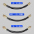 挠性钢丝管4分扰性管钢丝穿线管连接软管接线编织金属/挠性管 4分 6分DN20*1000mm 一内一外螺纹