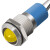 12mm金属防水LED指示灯带线双色信号灯平面球面12V 24V 220V 平面 220V 红色