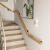 FANCYCHIC扶手栏杆 欧式扶手简约轻奢实木现代别墅室内防滑铁艺楼梯阁楼靠 50cm两个固定点