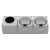 LXEE 室外防水插座 ip66双五孔 带隔离开关户外十孔防水盒10A工业 位五孔插座
