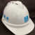 中国建筑安全帽 中建国标abs工地加厚头盔白色帽子玻璃钢八局一局 白色V型透气孔安全帽 默认