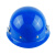 京仕蓝红钢纸电焊面罩头戴式焊帽焊接焊工专用安全帽全脸防护隔热防飞溅 蓝色安全帽自带卡槽
