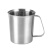 加厚304不锈钢量杯2000ml奶茶咖啡量杯带刻度2L 拉花杯实验杯量筒 不锈钢1000ml量杯