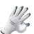 Rockwell 装卸打包机械维修耐油浸胶手套 劳保手套灰色 NL1002 10副 S(7寸)