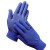稳斯坦 WST527 尼龙手套(12双)点胶防滑手套点珠点塑劳保手套蓝色