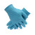 AMMEX爱马斯 柯沃系列 APFGWCHD46100一次性蓝色丁腈手套6.8g（加厚型 无粉 麻面）-大*1盒 100只/盒