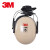 3M挂安全帽式耳罩 PELTOR H6P3E 隔音工业降噪配合安全帽用 1个