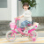 永久（FOREVER）永久儿童自行车永久自行车儿童 自行车3-6岁折叠自行车儿童单车 标配粉非折叠+黑胎+小熊+礼包 14寸身高95-120cm