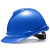 襄昱优工 工地加厚安全帽 豪华透气型安全帽10172480  蓝色  定制款 顶