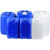 加厚塑料桶化工储水桶10/20/25/30L升kg公斤级堆码桶废液方形 20L白色加厚