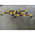 不锈钢护栏M型钢管挡车器加厚U型护栏防撞路桩防护道路挡车警示柱 201-u型护栏-300mm1500mm51