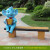户外卡通动物坐凳摆件布朗熊长颈鹿座椅雕塑景区公园林幼儿园装饰 Y-1500-2多人大象坐凳 -含