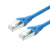 创优捷 六类成品网线6L-1m 非屏蔽千兆高速CAT6网线 宽带网络布线蓝色1米