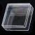 定制透明塑料小盒子 正方形 标本盒收纳盒 首饰包装盒 PS胶盒有盖 透明5.0*5.0*2.0cm