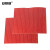 安赛瑞 5KV高压绝缘地垫（1×1m）工业橡胶垫绝缘5千伏高压橡胶绝缘垫红色横纹 17329