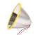 LED光杯铝合金反光杯大手电筒灯碗探照灯头灯远射聚光型3.7V4.2伏 白光 直径9.45cm 15W光杯 欧司