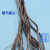 电梯钢丝绳8 10 12 13mm高速主机曳引绳专用半钢芯配件无锡通用梯 浅灰色 12mm