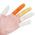 一次性手指套乳胶美容祛痘耐磨电子工业劳保防滑防加厚橡胶手指套 橙色加厚防滑M码300克/包