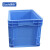 苏识 ZZ007 可堆式周转箱 600*400*150mm ( 颜色：蓝色) 塑料长方形中转物流箱工具储物箱10个装