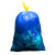 标燕 【96*115cm特厚10只】航空垃圾袋蓝色大垃圾袋大号手提式自动收口抽绳收纳袋BY05