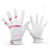 PGM儿童高尔夫手套 男童 女童 透气超纤布 带Mark 一双装 双手 粉白色15码