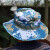 海斯迪克 HK-5091 夏季户外棒球帽 迷彩帽 奔尼帽圆边遮阳帽子防晒工作帽均码 海洋迷彩 迷彩帽