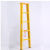 电工专用玻璃钢绝缘梯关节梯合梯人字梯电力检修专用绝缘梯子直销部分定制 2.5米人字梯带平台