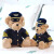 机长小熊公仔玩偶毛绒玩具程霄航空飞机伴手礼品纪念摆件泰迪空姐 机长小熊 25cm