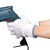 好员工 针织加厚耐磨耐用劳保手套工地维修搬运工作防护手套白线手套 白色 12副装 HY04