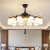 宾猎豹（BENLOEBOW）中式吊扇家用风扇客厅吊灯隐形中国现代复古一体实木餐厅卧室 8头全光谱-变频变光遥控+壁控