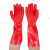 东亚手套 802 PVC加绒保暖清洁手套 防寒防水耐磨耐油防护手套  5付
