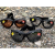 美国进口Bobster哈雷摩托机车风镜护目骑行眼镜绑带绳太阳电镀男 bugeye二代三色镜片