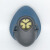 HKNA防尘口罩粉尘颗粒物硅胶口罩工业打磨灰尘煤矿装修透气面罩面具 三邦520D硅胶口罩10只