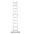 筑采 ZHUCAI 梯子 两关节梯 3.3M多功能工程梯折叠伸缩关节梯 加厚直梯人字两用阁楼登高梯3.3M两关节梯1个