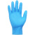蓝色丁晴检查橡胶乳胶白色pvc透明烘焙食品级家用耐磨手套100只 复合手套加厚型【100只】盒 S