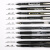 日本uni三菱黑笔中性笔组合装 UMN138/105/155/152/151学生高效考试书写流畅快干 UMN-155/5支黑色笔