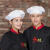 谋福（CNMF）餐厅食堂厨师帽 布帽 百褶蘑菇帽白色 蛋糕房面点布帽子1个装