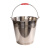 山顶松 不锈钢取样桶 实验室用采样桶留样桶 不锈钢提桶 煤样桶 污水桶 30cm特厚10L 