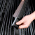 h型铝合金条刷门底密封毛刷尼龙机械工业防尘毛刷工业条刷毛刷条 h型毛高60MM一米/根