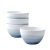 HYWLKJ悠瓷 45英寸欧式陶瓷碗套装4个 家用吃饭碗创意米饭碗小碗8只装 雾海45英寸饭碗套装2只装