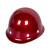 玻璃钢安全帽 抗冲击钢厂耐高温 电力施工建筑工地安全帽 酒红色 正宗玻璃钢