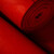 冰禹 BYlj-146 耐磨加厚一次性地毯 展会婚庆迎宾地垫 楼梯过道商用地毯(多拍不裁断) 红色1×10m 厚5mm