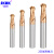 SKAK钨钢铣刀 HRC60度标准长或柄加长高硬球型铣刀 CNC数控锣刀 R1.25*4D*50L