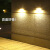 艾睿益太阳能壁灯室外别墅庭院防水花园装饰围墙LED人体感应户外照明灯