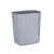 冠峰 8L椭圆灰色加厚 垃圾桶方形桶无盖圆形双层大号小号塑料桶GNG-415