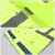海斯迪克 分体式反光雨衣雨裤300D套装防汛环卫交通警示外卖骑行雨衣 荧光绿 4XL 